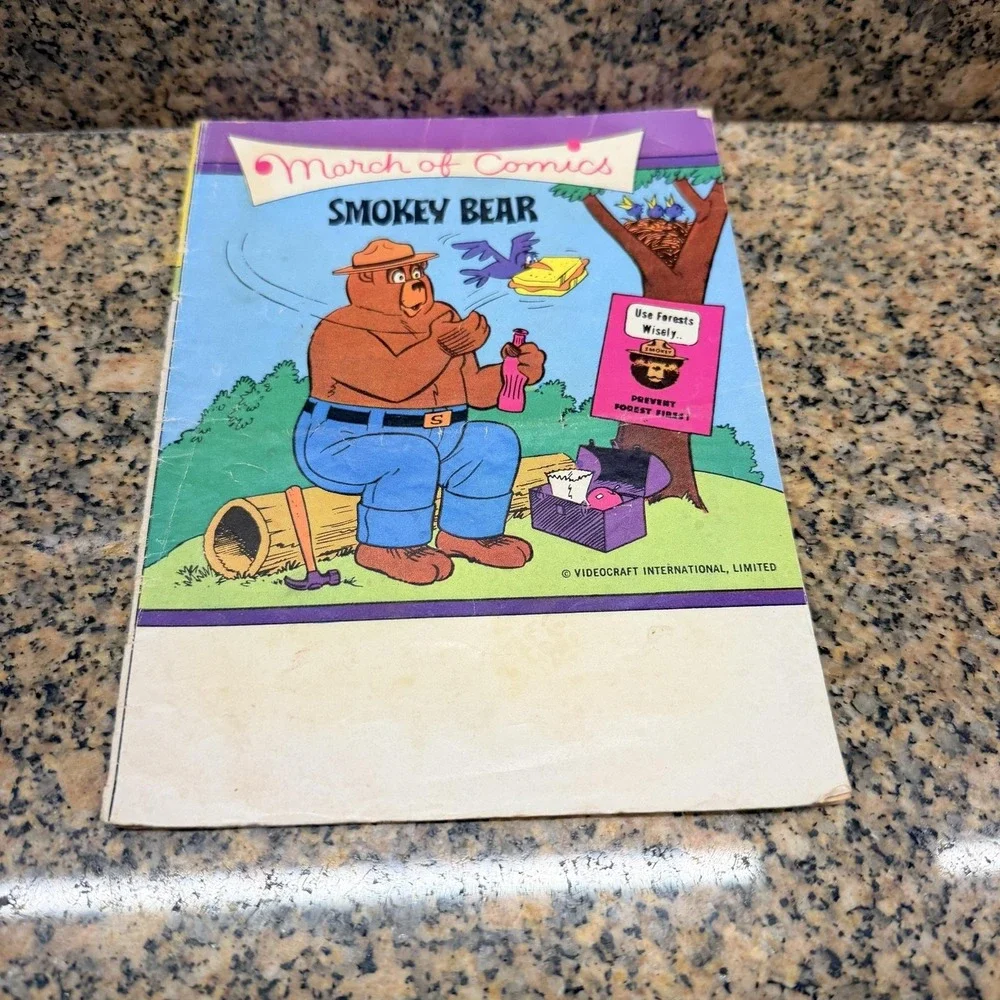 Vintage 1971 March Of Comics Smokey Bear No.407 Color Comic Book Bronze Age